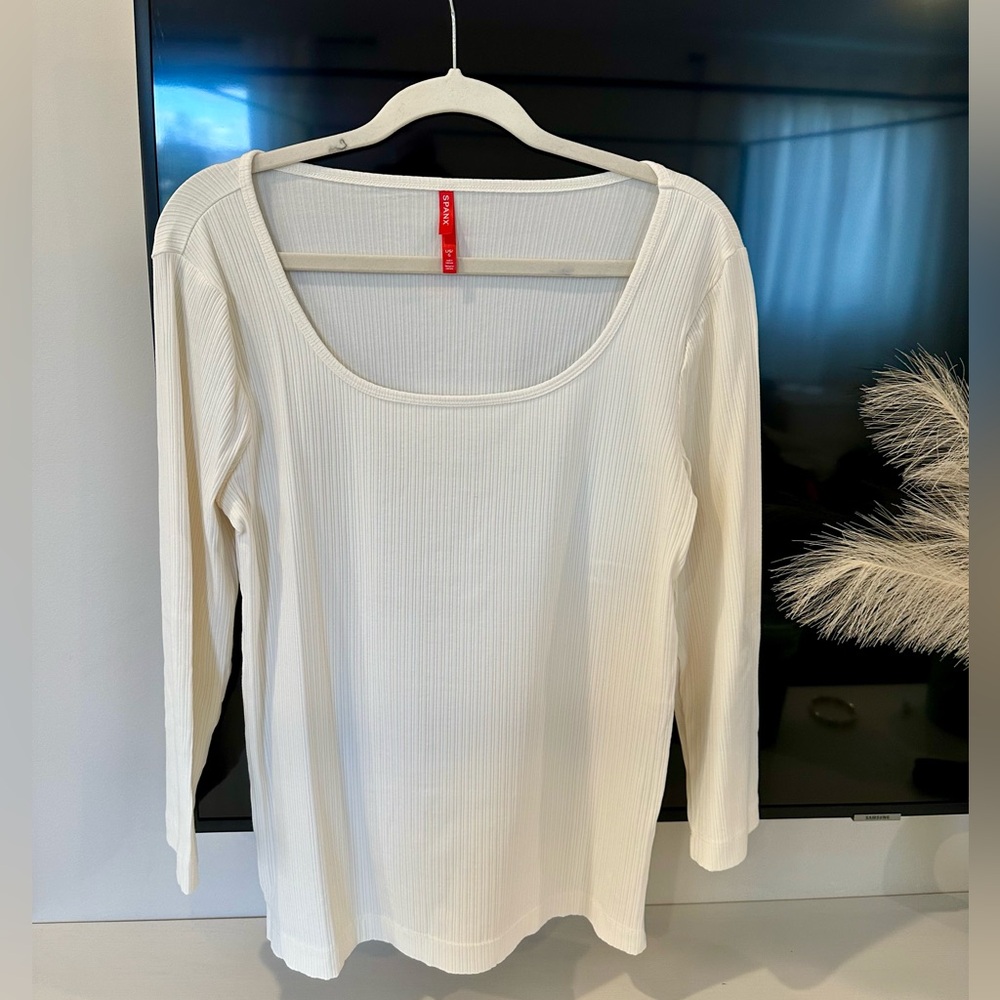 Stretch Rib Long-Sleeve Top Spanx